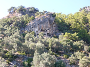 Lycian tombs