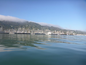 Fog rolling in at Sausalito